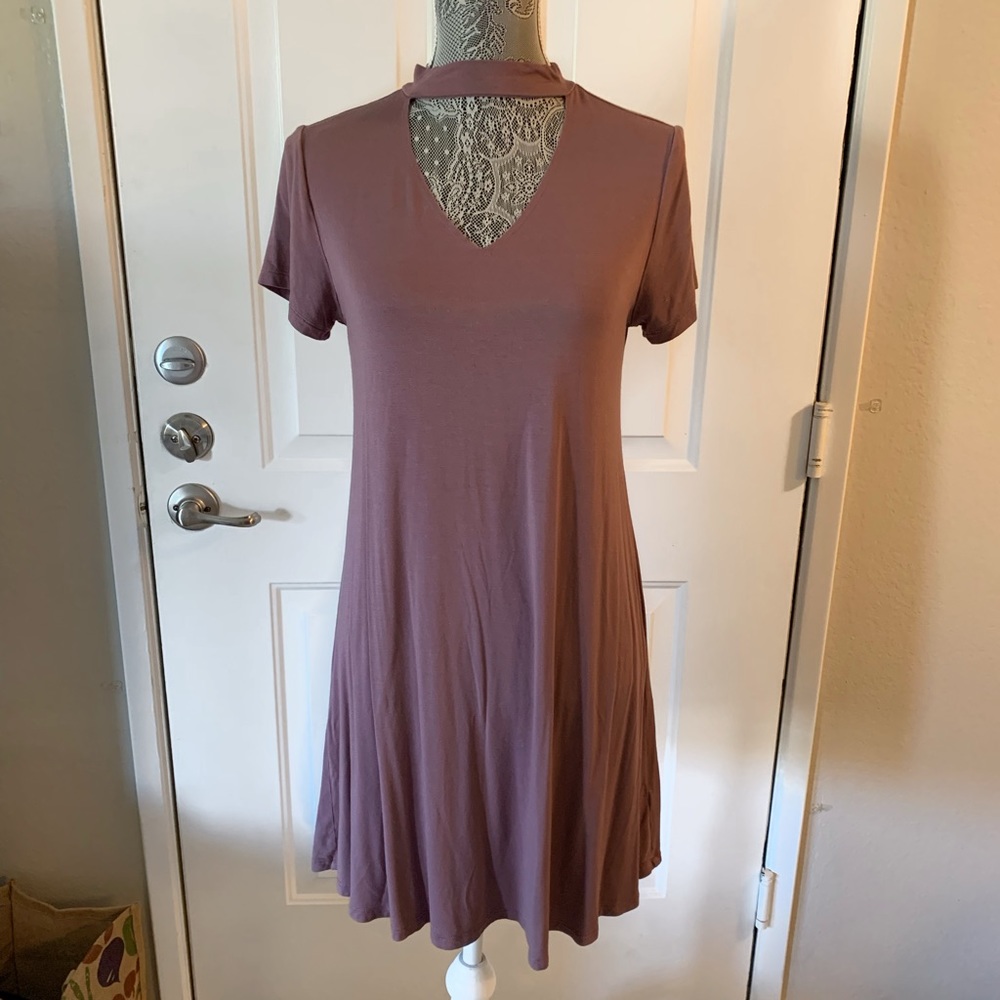 Mossimo Cutout Purple Dress